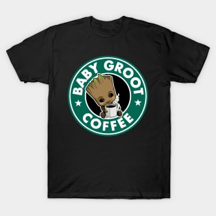 Baby Groot Coffee T-Shirt